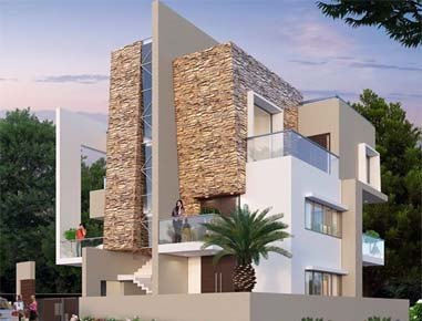 Residential Building (G+2),<br>Parbhani
, Maharashtra :Design for  Architect M/s Studio-165