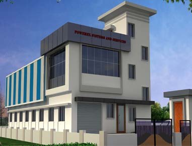 Office Building & Storage Shed,<br>Poude, Pune, Maharashtra :Design for Yogendra Chinchwade Associate