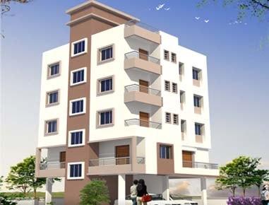 Residential Building (G+3),<br> Loni, Pune :Design for A.B Creation